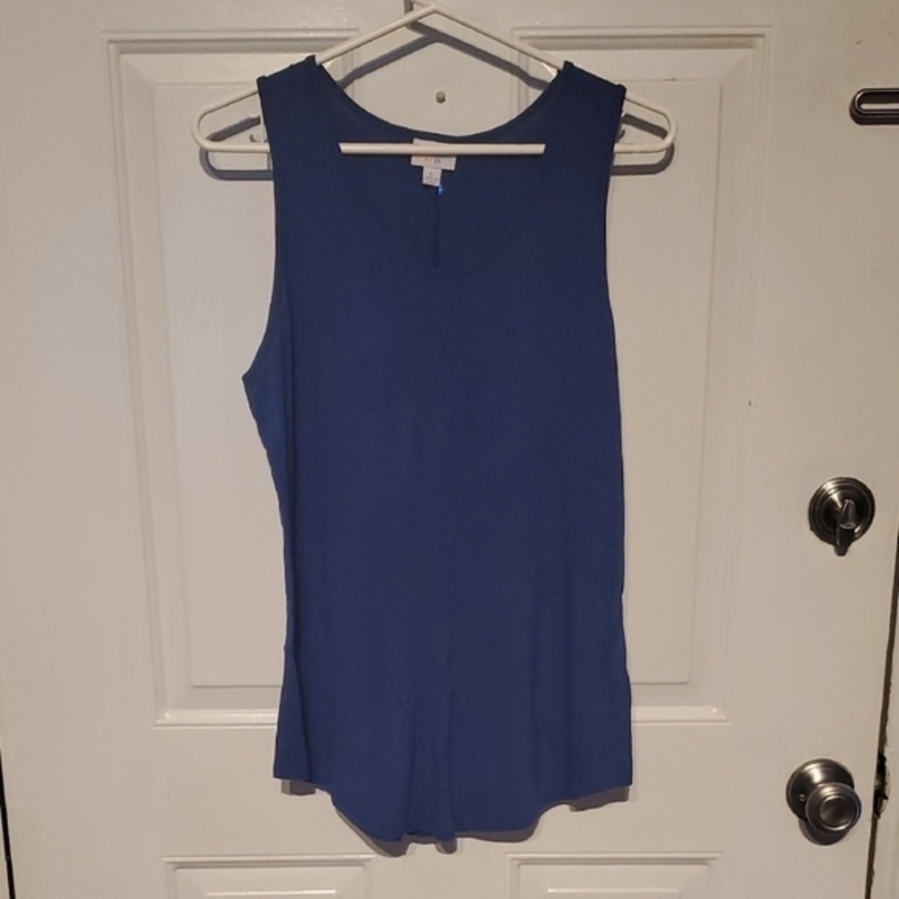 Blue Sleeveless Top